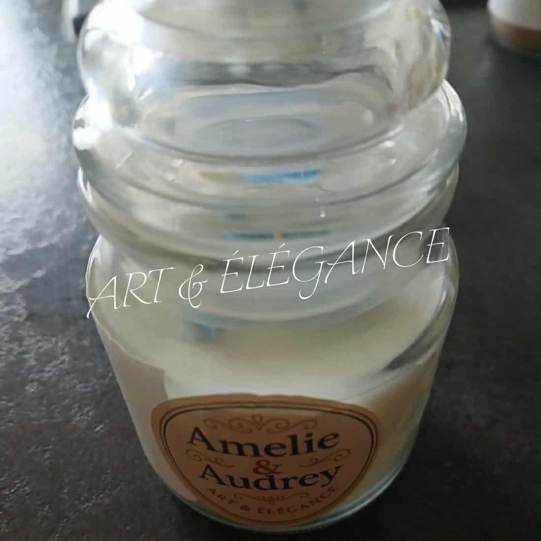 Bougie artisanale – Vanille sur son lit d’Océan (170g)