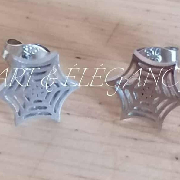 đžïž StĂ©phanie Toile dâAraignĂ©e â Acier Inoxydable ArgentĂ© đžïž