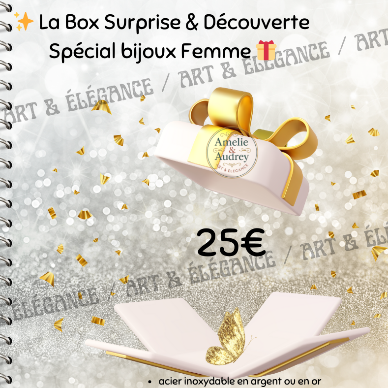 🎁✨ La Box Surprise & Découverte – Spécial bijoux Femme ✨🎁