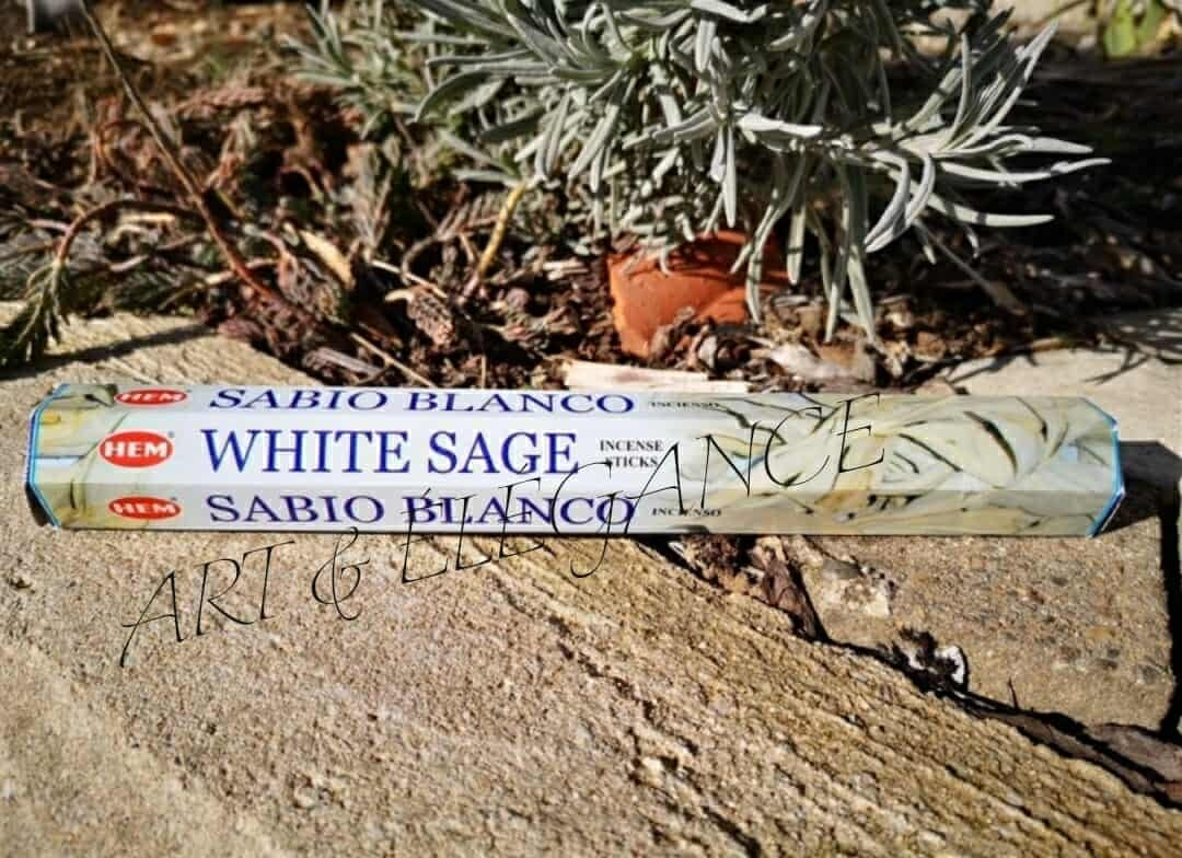 🌿 Encens Sauge Blanche – Purification & Énergie Positive 🌿