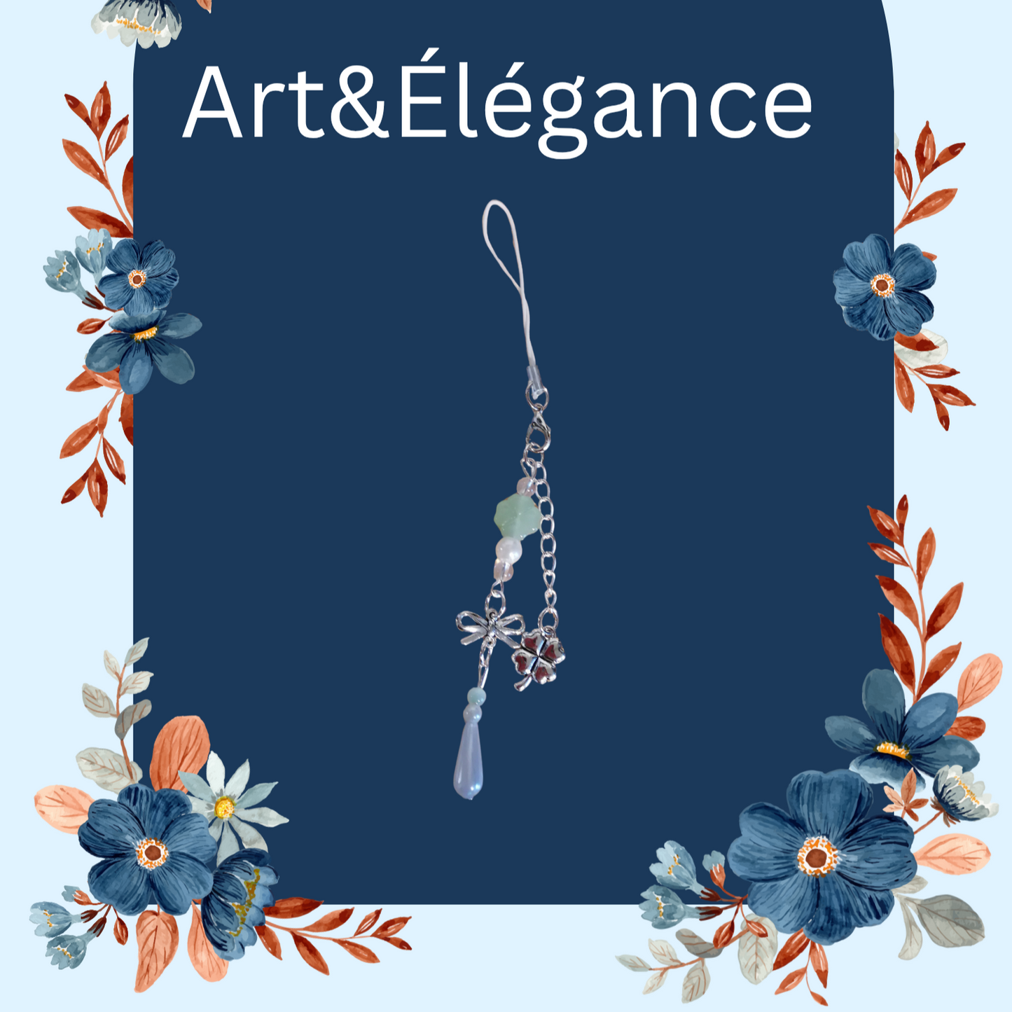 Accessoire téléphone perlé