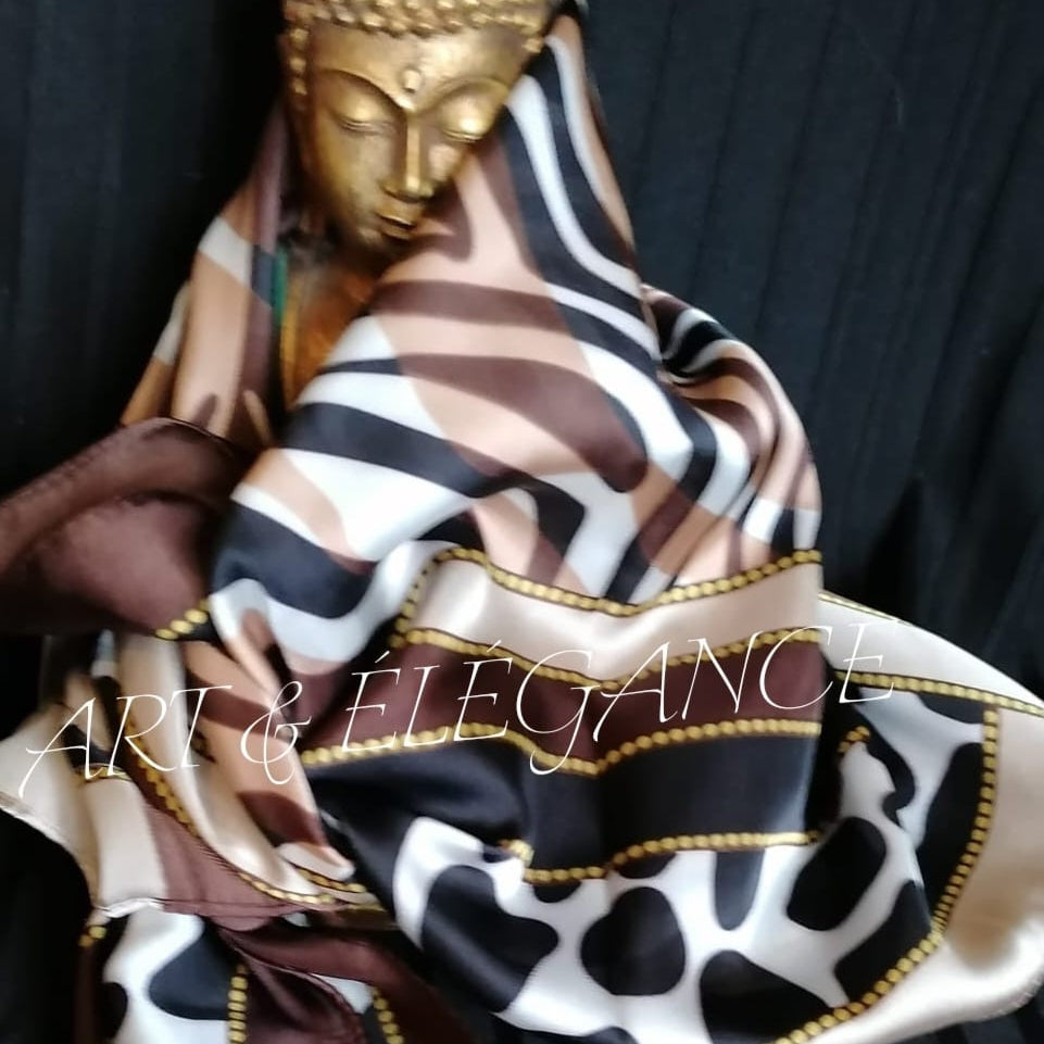 đ€đ€ Foulard chic 100% polyester â 70x70 cm đ€