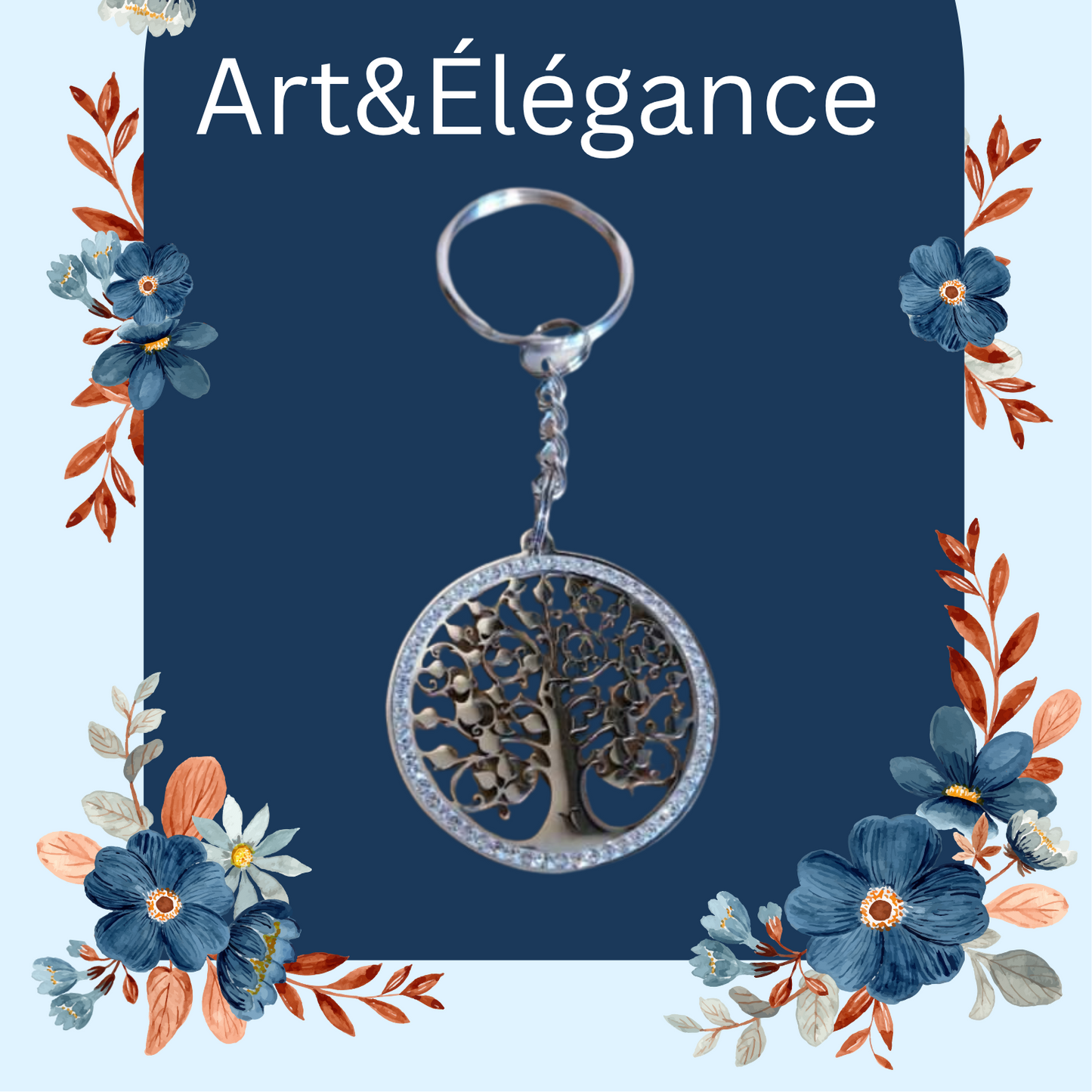 Porte clé arbre de vie