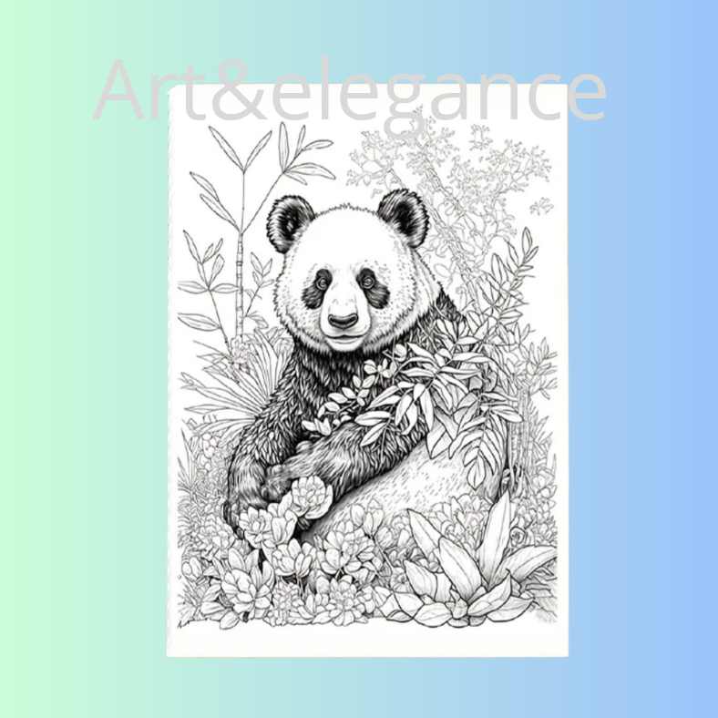 Coloriage panda