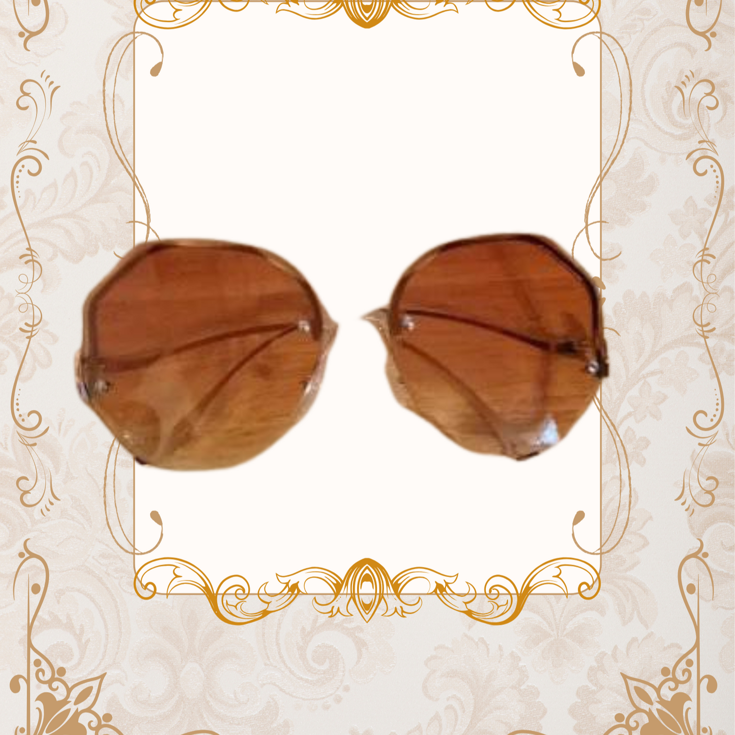 Lunettes de soleil hexagonale