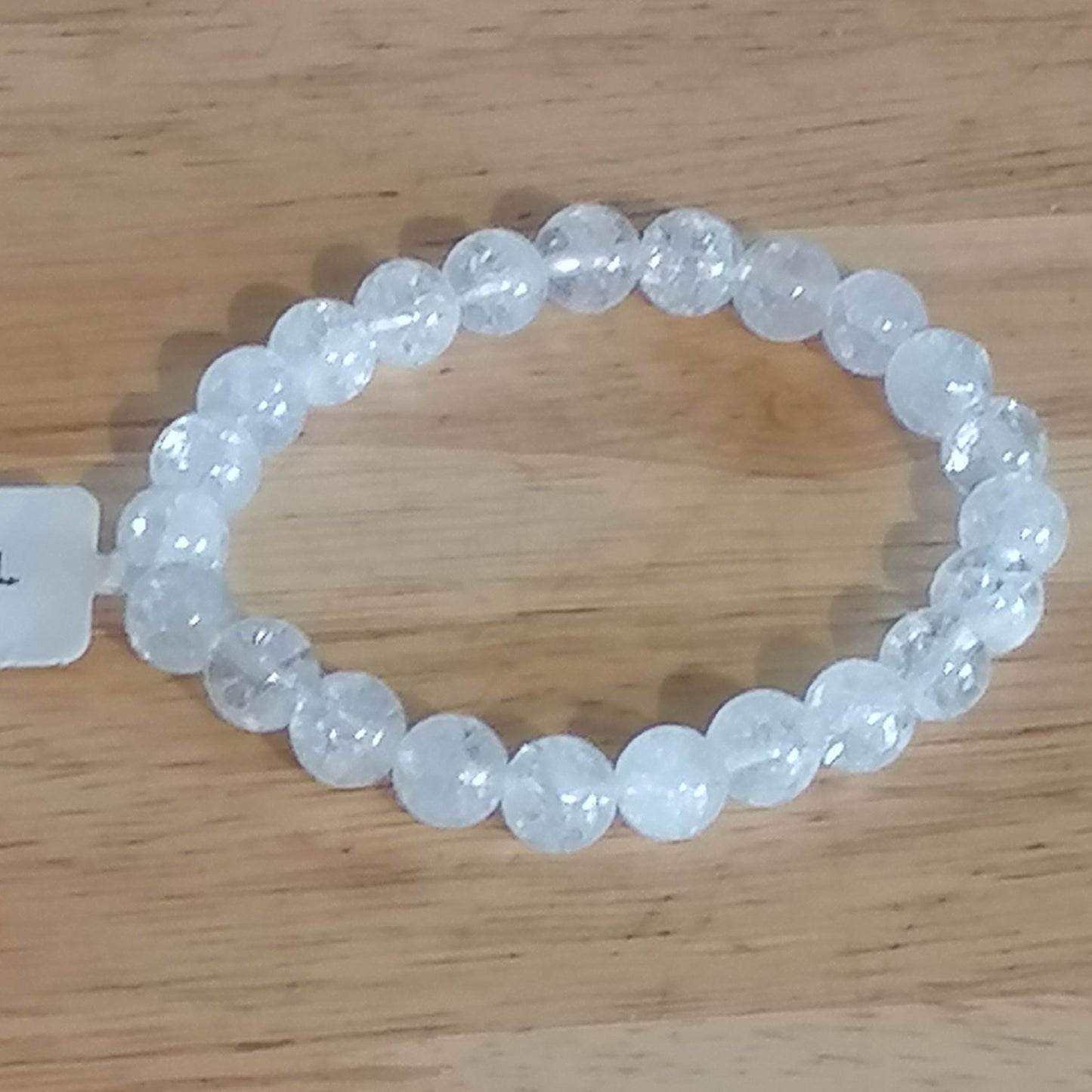 ✨ Bracelet en Cristal de Roche – Pierre Naturelle de Clarté & d'Énergie ✨