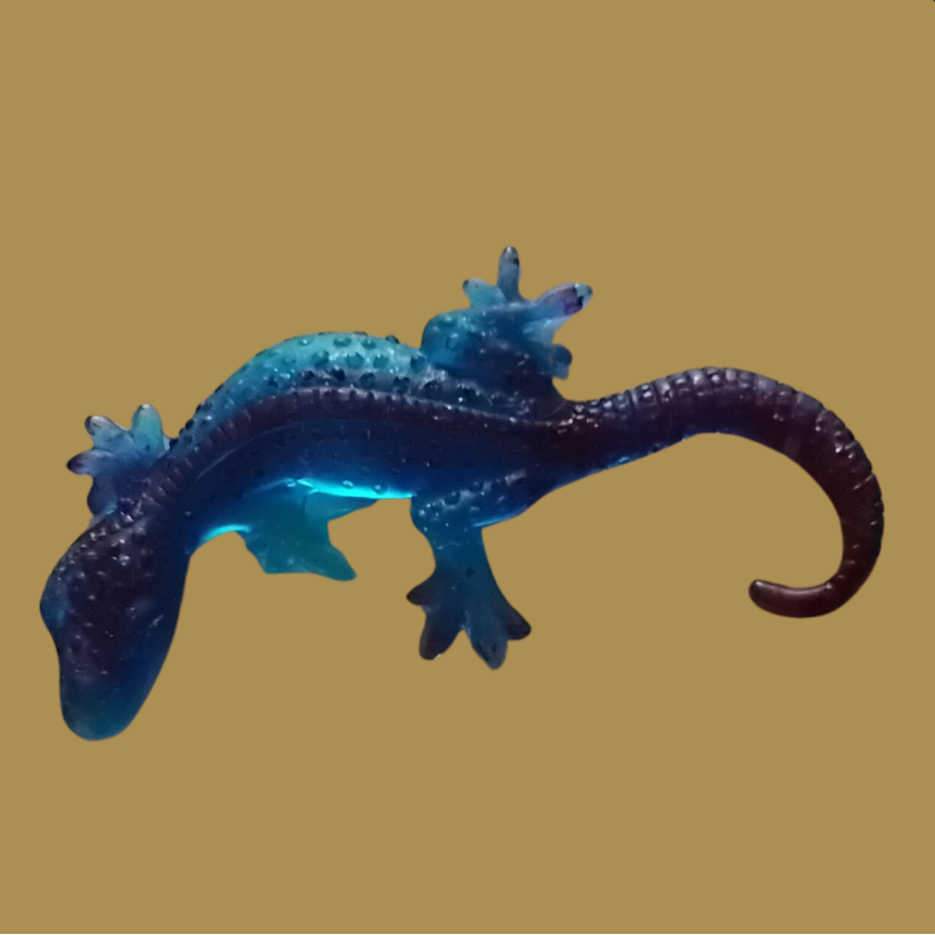 Lézard résine