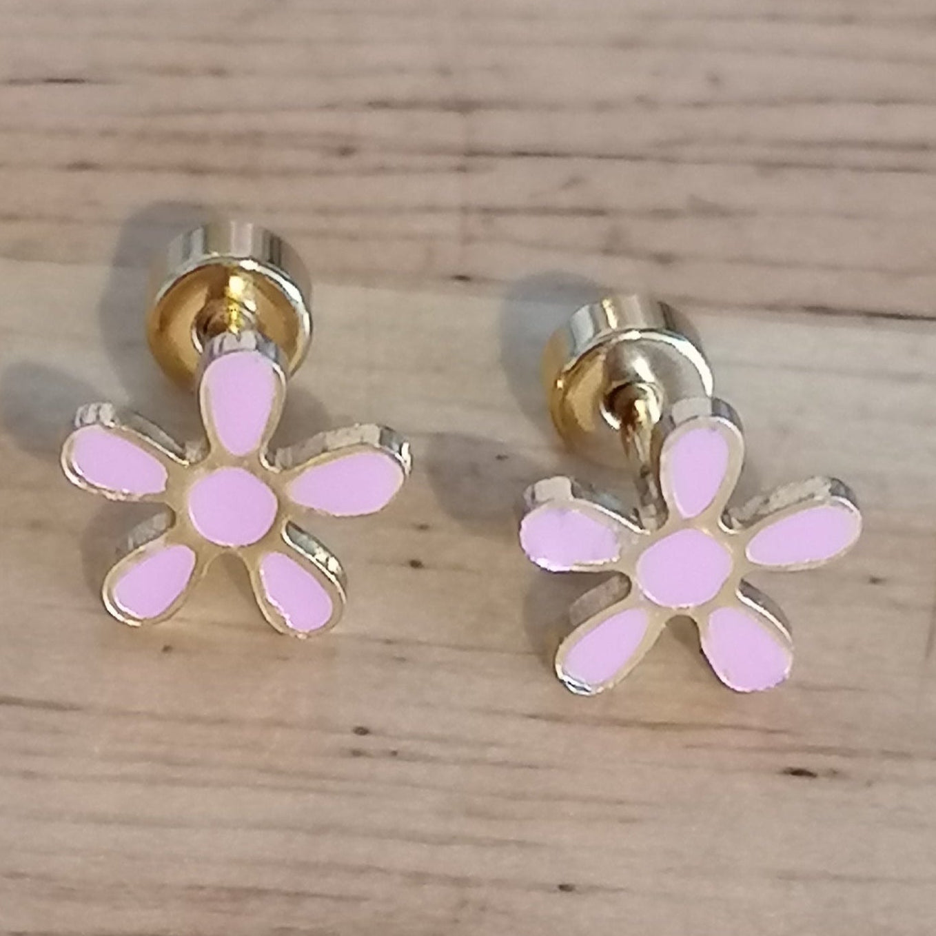 ➿Boucle d oreille fleur