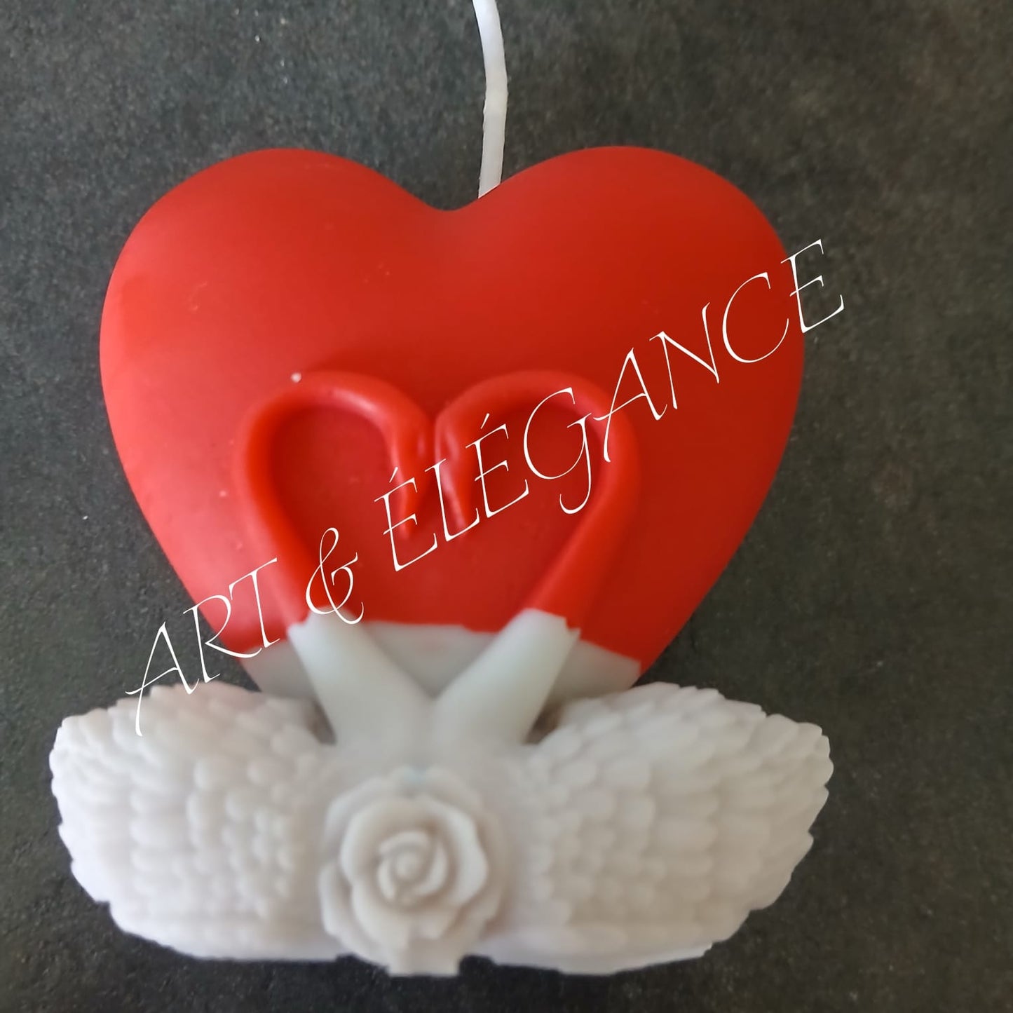 🕊️ Bougie décorative artisanale – Cygne Porte-Bonheur 🌟