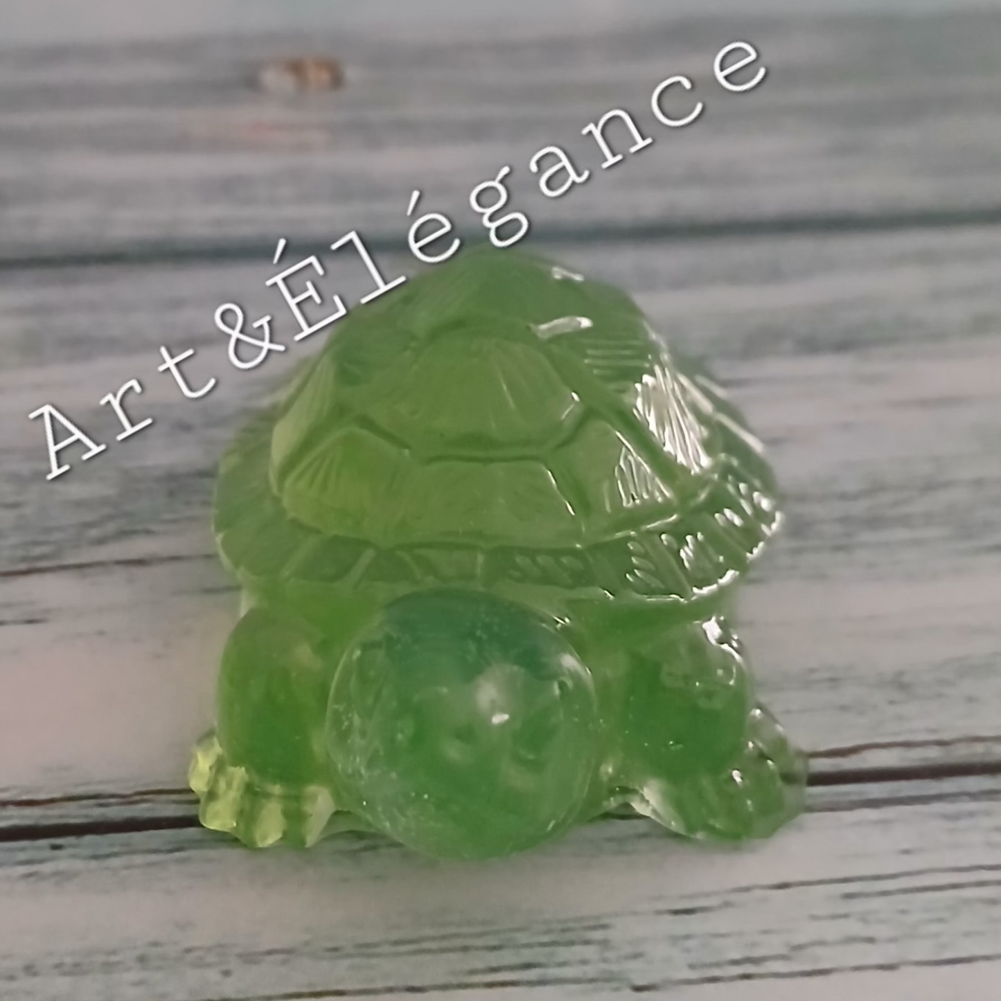 ✨Résine epoxy fait main tortue moyenne