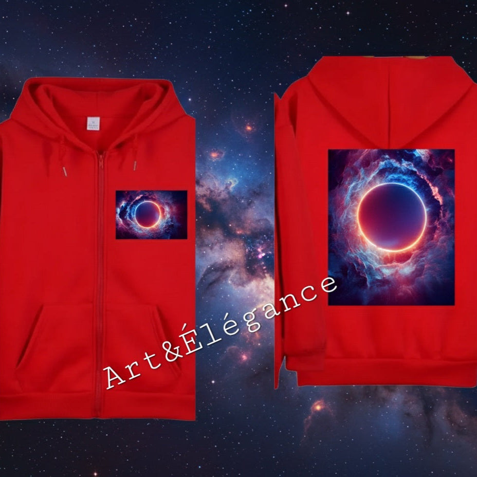 ✨Veste capuche zippée personnalisable