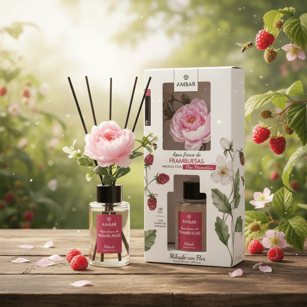 Mikado framboise