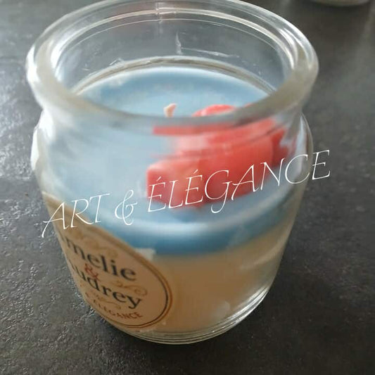 Bougie artisanale – Vanille sur son lit d’Océan (170g)