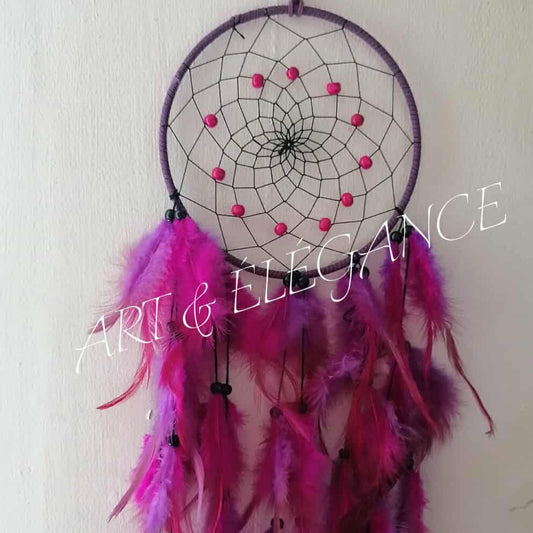 🌸 Attrape-Rêves Fuchsia – Énergie & Spiritualité 🌸