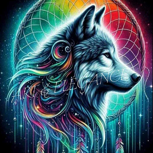 🌈 Loup & Attrape-Rêve 🌈