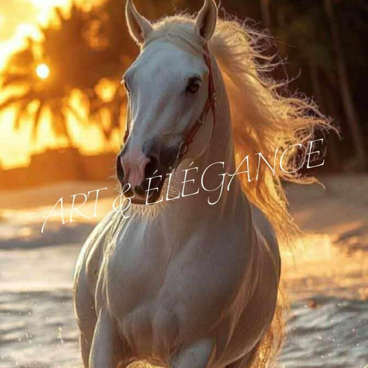 🐎 La liberté incarnée dans un tableau étincelant 🐎