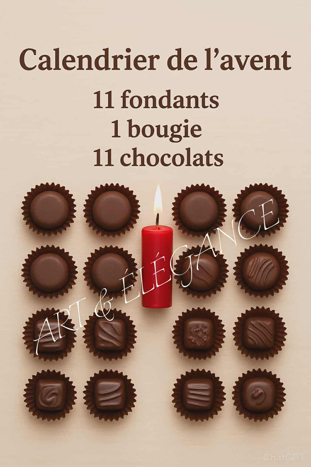 ✨ Calendrier de l'avent bougie ✨