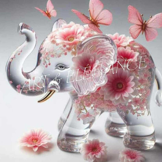 ✨ Un éléphant majestueux, une œuvre qui rayonne ✨