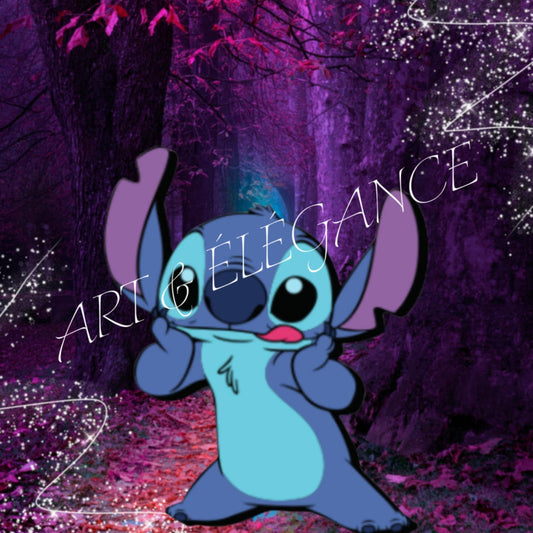 🌿✨ Plongez dans la magie de la forêt avec Stitch ! ✨🌿