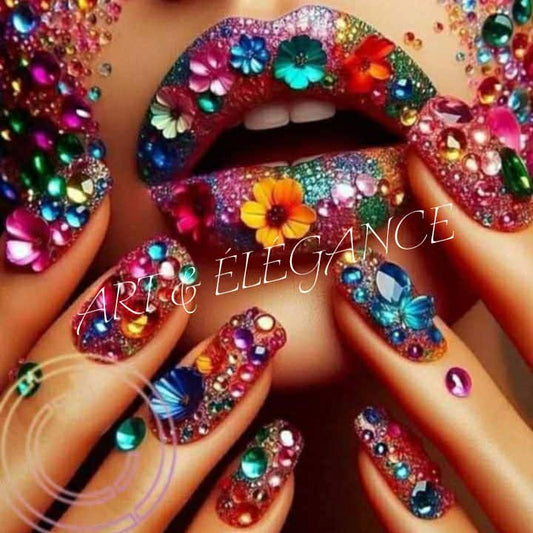 ✨ Femme Glamour et Séduisante avec Strass 💎