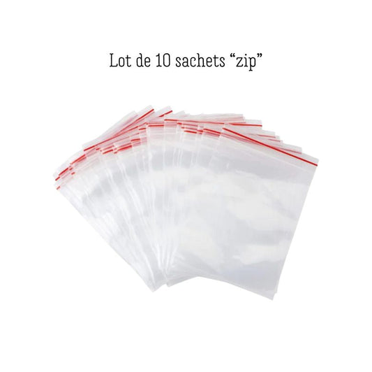 Sachets "zip"