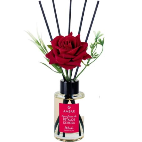 🌹 Mikado Pétales de Rose – Élégance & Douceur 🌹