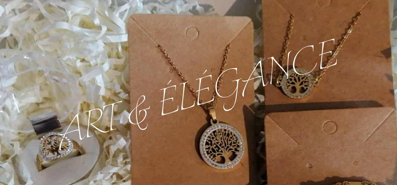 🌟 Coffret “Arbre de Vie” – Harmonie & Éclat Doré et argenté 🌿