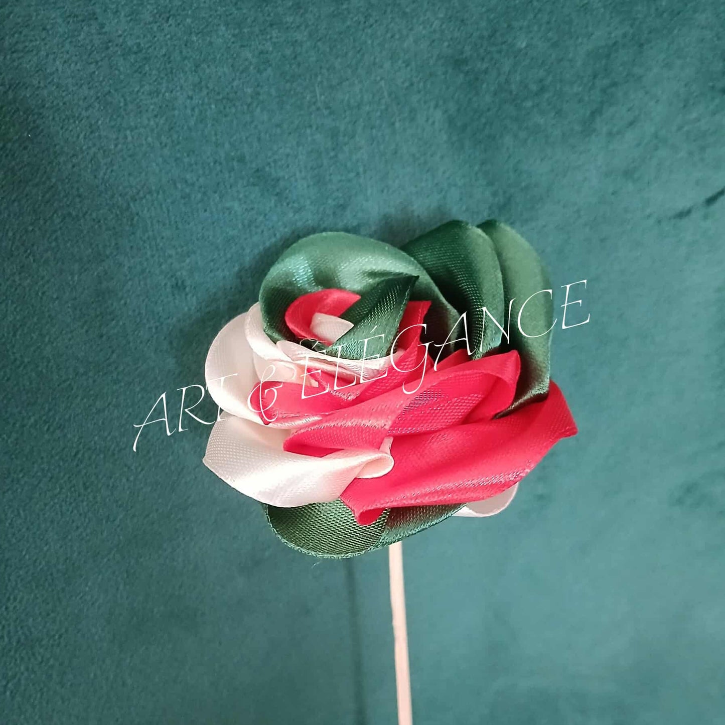 Rose satin artisanale