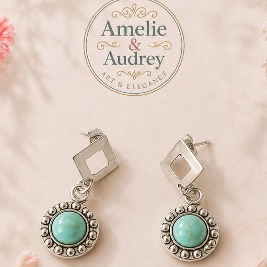 Vanessa boucles d'oreilles en acier inoxydable