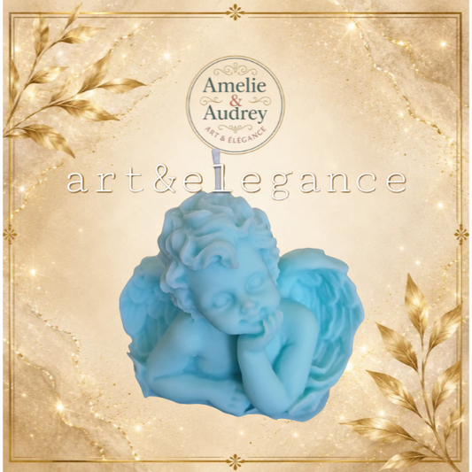 Bougie Décorative Artisanale – Forme Ange