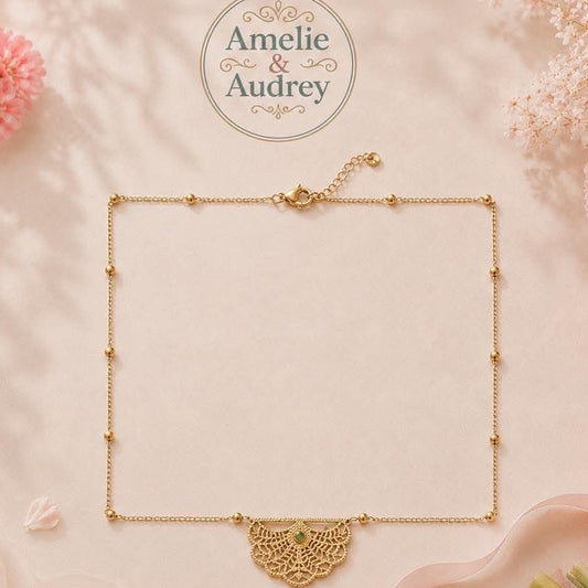 Alice collier en acier inoxydable