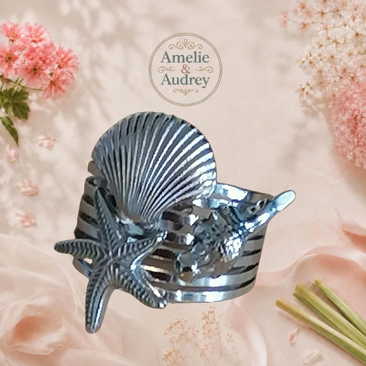 💍Rose bague femme acier inoxydable