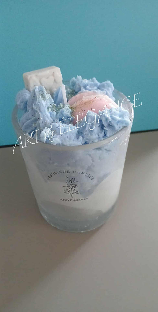 Bougie fouettée artisanale gourmande