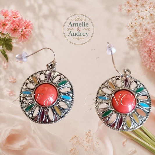 ➿Samantha boucles d'oreilles femme