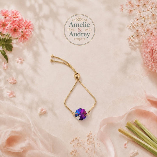 Aude bracelet femme acier inoxydable fait main