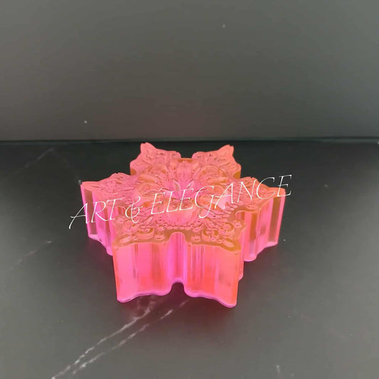 Résine artisanale étoile de neige