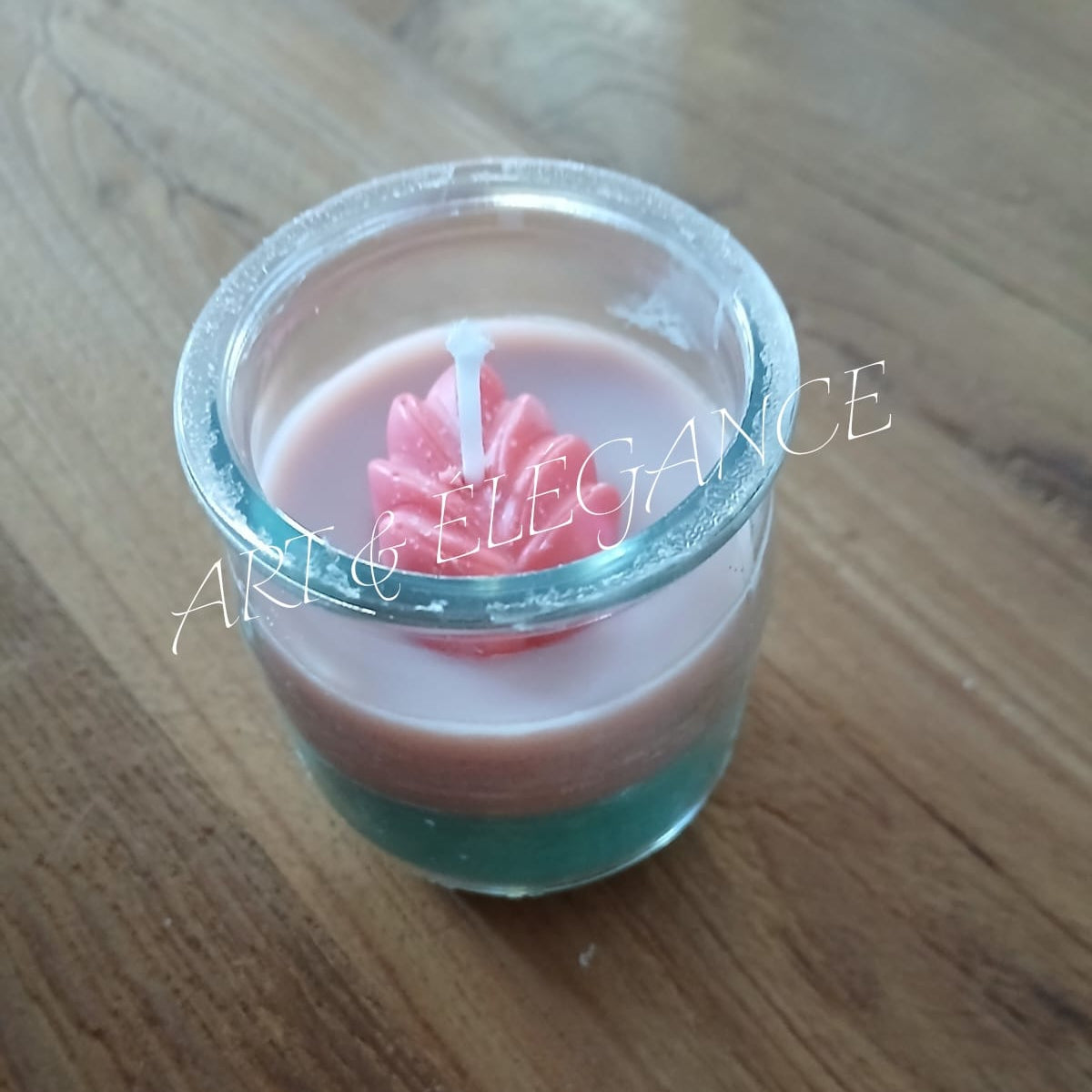 🌸 Bougie artisanale « Harmonie Bois & Lotus » – 150g