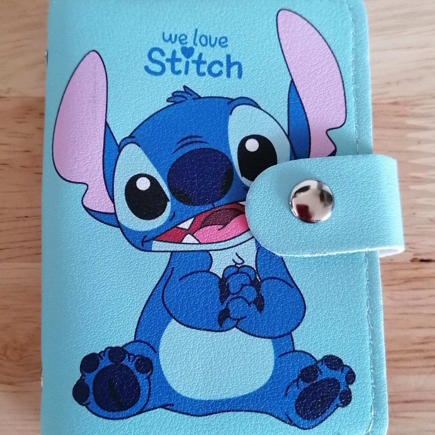 💙💗 Porte-cartes Stitch – Bleu ou Rose 💗💙