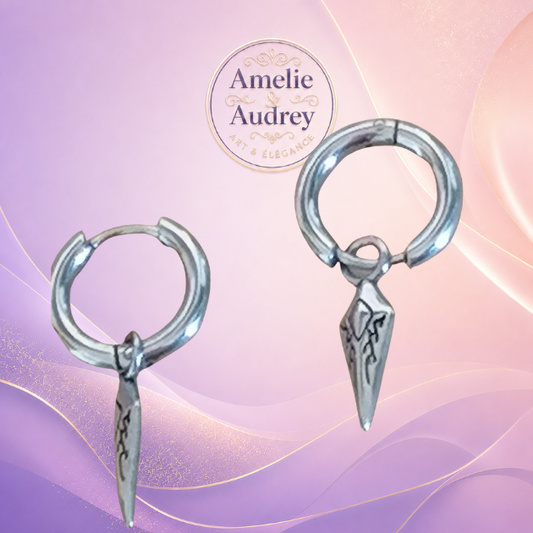 ➿Boucles d'oreilles Peter homme
