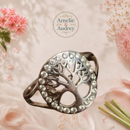 💍Vie bague femme acier inoxydable