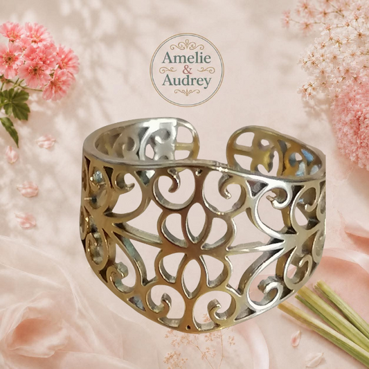 Vero bague femme acier inoxydable ajustable