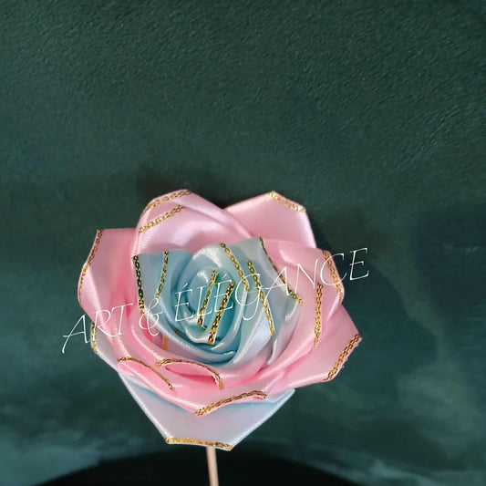 Rose satin artisanale
