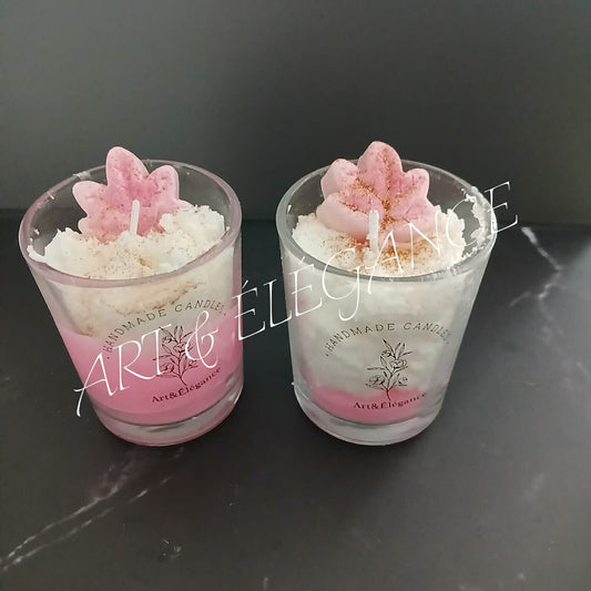 ✨Bougie artisanale fouettée verrine✨