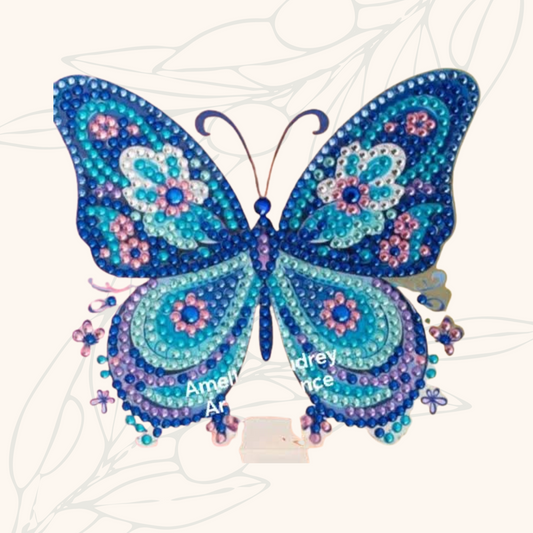 Papillon sur socle