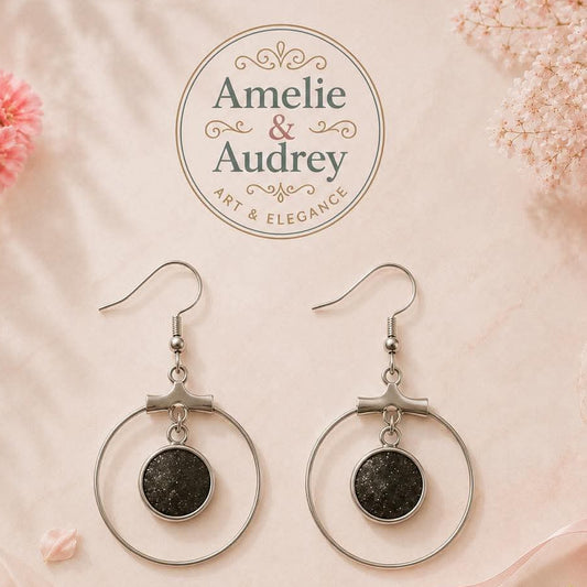 Patricia boucles d'oreilles en acier inoxydable fait main