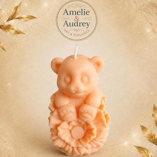 Bougie Parfumée Artisanale – Senteur Fleur de Tiaré