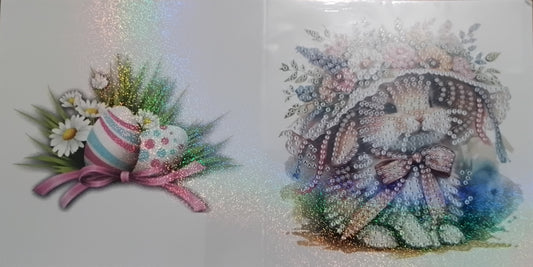 Carte lapin chapeau