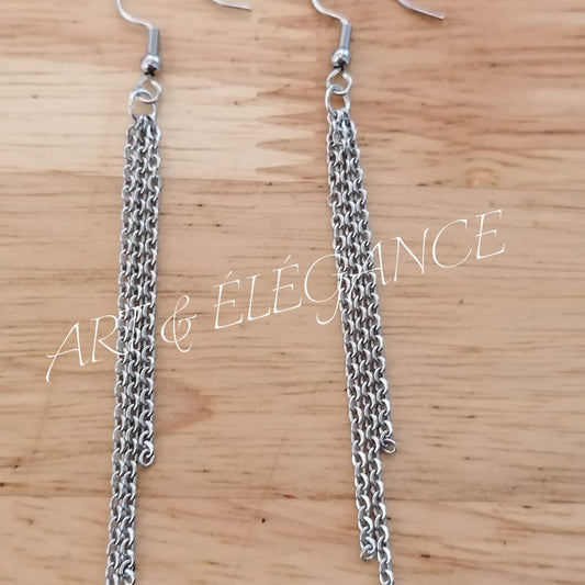 ✨ Lisette Chaînes pendantes argentées