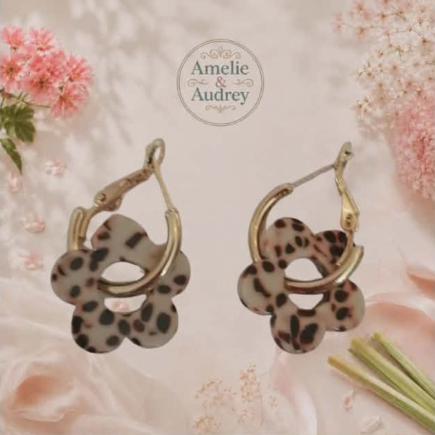 Paula boucles d'oreilles acier inoxydable