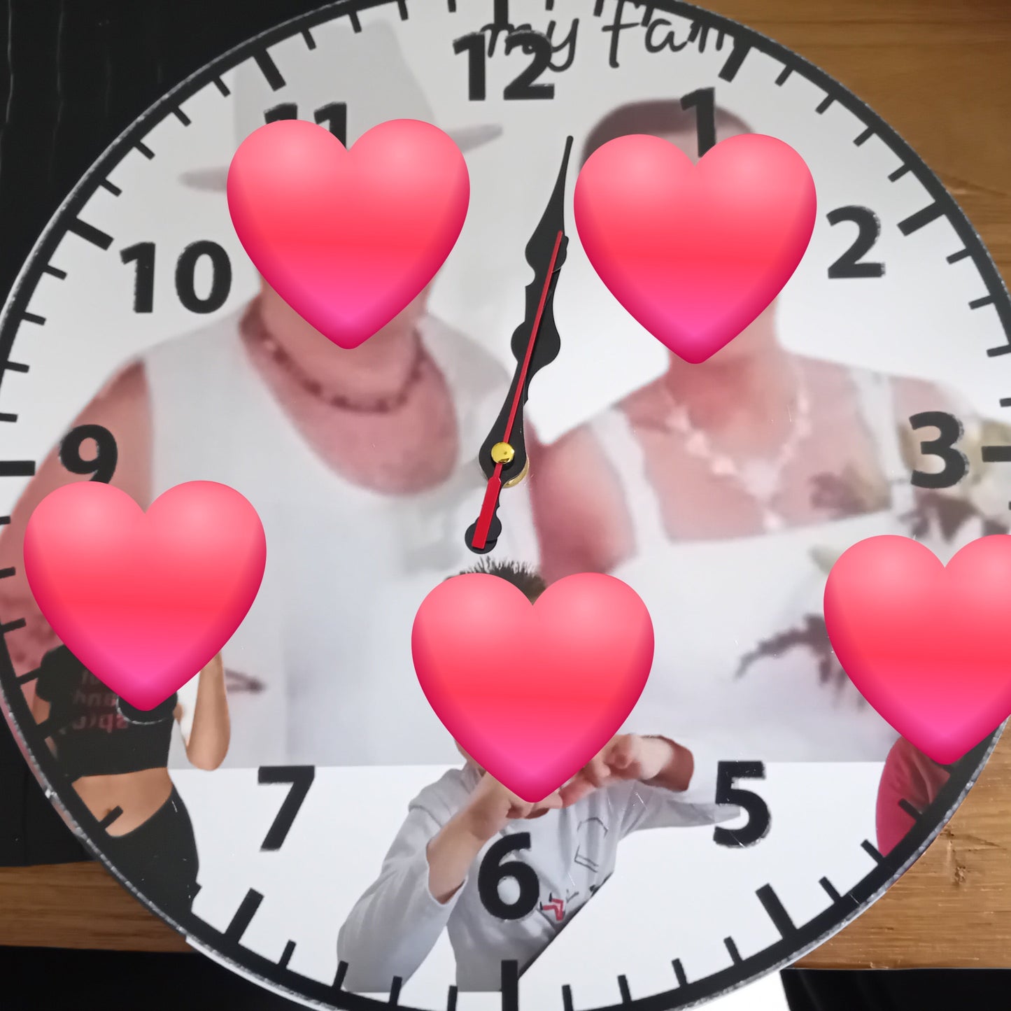 Horloge personnalisée